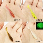 Hot selling! fishing lure soft 12Pcs/Lot 3.4cm/0.4g Soft Baits  3D eyes with smell salt Fishing Lures soft bag 