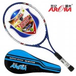 Hot 4 Color Ultralight Carbon Aluminum Tennis Racket Adult Student Training Racket with String Free Racket Bag Grip Size: 4 1/4