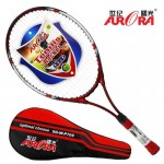 Hot 4 Color Ultralight Carbon Aluminum Tennis Racket Adult Student Training Racket with String Free Racket Bag Grip Size: 4 1/4