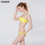 INGAGA New Sexy 2017 Bikini Set Push Up Swimwear Women Brand Strap Bandage Swimsuit Bathing Suits Summer Beach