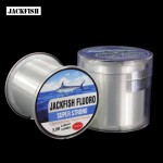 JACKFISH 500M Fluoro fishing line 5-30LB Super strong brand Leader Line clear fly fishing line pesca