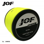 JOF 1000m 18LB - 80LB PE Multifilament 4 Strands Braid Line Ocean Fishing Super Strong Carp Colorful Braided Fishing Line