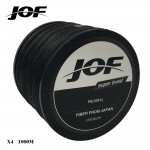 JOF 1000m 18LB - 80LB PE Multifilament 4 Strands Braid Line Ocean Fishing Super Strong Carp Colorful Braided Fishing Line