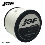 JOF 1000m 18LB - 80LB PE Multifilament 4 Strands Braid Line Ocean Fishing Super Strong Carp Colorful Braided Fishing Line