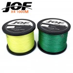 JOF 1000m Fishing Braid Multifilament 4 strands fishing lure PE Braided Wire Fish Lines Fishing Material 20LBS-100LBS