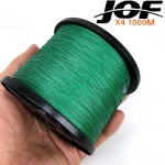 JOF 1000m Fishing Braid Multifilament 4 strands fishing lure PE Braided Wire Fish Lines Fishing Material 20LBS-100LBS