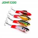 JOHNCOO 4pcs 12g 18g Fishing Lure winter Ice Fishing Hard Bait Minnow Pesca Tackle Isca Artificial Bait Soft Lead Fish Swimbait