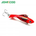 JOHNCOO 4pcs 12g 18g Fishing Lure winter Ice Fishing Hard Bait Minnow Pesca Tackle Isca Artificial Bait Soft Lead Fish Swimbait