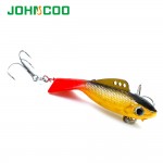 JOHNCOO 4pcs 12g 18g Fishing Lure winter Ice Fishing Hard Bait Minnow Pesca Tackle Isca Artificial Bait Soft Lead Fish Swimbait