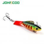 JOHNCOO 4pcs 12g 18g Fishing Lure winter Ice Fishing Hard Bait Minnow Pesca Tackle Isca Artificial Bait Soft Lead Fish Swimbait