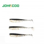 JOHNCOO 72pcs Soft Fishing Wobblers 7cm 1.85g Double Colors Artificial Lure Pesca Fishing Silicon Lure