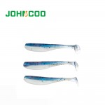 JOHNCOO 72pcs Soft Fishing Wobblers 7cm 1.85g Double Colors Artificial Lure Pesca Fishing Silicon Lure