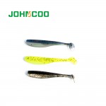 JOHNCOO 72pcs Soft Fishing Wobblers 7cm 1.85g Double Colors Artificial Lure Pesca Fishing Silicon Lure