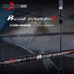 KUYING BLUE DANCER 2.04m Casting Slow Jigging Lure Fishing Rod Cane Toray Carbon FUJI Rotate Ring 1 Section Medium Free Shipping