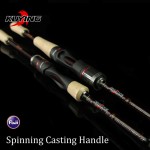 KUYING Swordsman 1.98m 2.07m Carbon Pocket Mini Travel Casting Spinning Lure Fishing Rod FUJI Parts Fast Action Free Shipping