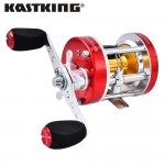 KastKing 2016 New Right Left Handed Fishing Baitcasting Reel Super Light 5.3:1 Metal Body Round Fishing Reel peaca wheel