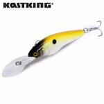 KastKing 2017 New 85mm 7g Best Quality 1pc Fishing bait Plastic Wobbler Minnow Fishing Lure Set With VMC Hooks for Lake Fishing