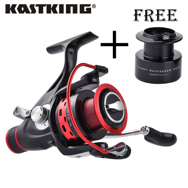 KastKing 2017 New Spinning Reel with Extra Spool 11BBs Faster Speed 5.2:1 Fishing Reel For Saltwater Freshwater Fishing