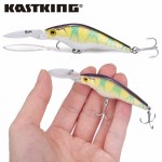 KastKing 2017 New Super Price fishing tackle 3D eyes Minnow fishing lure 5pcs/lot fishing bait 90mm 7g crankbait lure