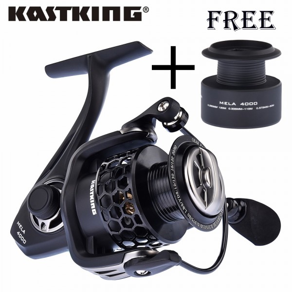 KastKing Brand 2017 New Mela Super Light Weight Graphite Body Max Drag 12KG Carp Fishing Reel Spinning Reel Free Shipping