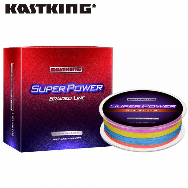 KastKing Brand 2017 New Multicolor 500M Extreme Strong PE Multifilament Braided Fishing Line 10-80LB linha pesca multifilamento