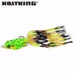 KastKing Brand 3 Color Hula Frog 40mm 7g Fishing Lure Hook Crankbait Soft Bass Topwater Frog Soft Saltwater Bait Fishing