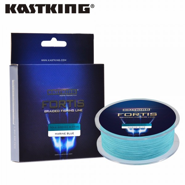 KastKing Brand Fortis Series 550M 600Yards PE Braided Fishing Line 4 strands 80LB 10LB 20LB 60LB Multifilament Fishing Line