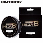 KastKing Mega8 Super Strong 274M 8 Strands Weaves PE Braided Fishing Line Rope Multifilament 20LB 25LB 30LB 40LB 50LB 65LB 80LB