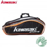 Kawasaki  Professional Competition Badminton Bag For 6-9 Pcs Badminton Rackets Tennis Bag Sport Bag Badminton Racquet Bag