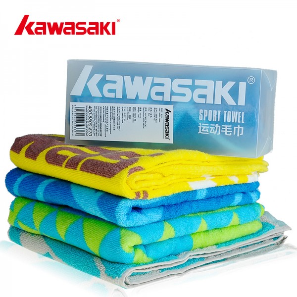 Kawasaki Sports Towel Fitness Sweat Speed Dry Badminton washcloth Men And Women 100% Cotton