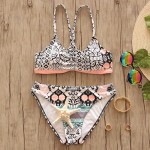 KayVis Sexy New Brazilian Sexy Bikinis Women Swimsuit Bandage Swimwear Print Bikini Set Swimming Bathing Suits Swim Wear