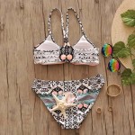 KayVis Sexy New Brazilian Sexy Bikinis Women Swimsuit Bandage Swimwear Print Bikini Set Swimming Bathing Suits Swim Wear