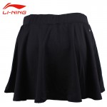 LI-NING Women Badminton Skirts Li Ning Microfiber Spandex Jersey Solid Breathable Quick Dry Fit Sport Training Skirts ASKK162