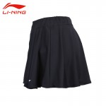 LI-NING Women Badminton Skirts Li Ning Microfiber Spandex Jersey Solid Breathable Quick Dry Fit Sport Training Skirts ASKK162