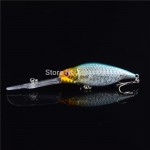 LINGYUE Minnow Crankbait Sinking Medium Diver Hard Fishing Bait Long Mouth 3D Eyes Tight Wobble Tackle Treble Hooks