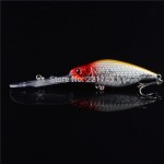 LINGYUE Minnow Crankbait Sinking Medium Diver Hard Fishing Bait Long Mouth 3D Eyes Tight Wobble Tackle Treble Hooks