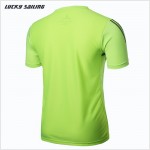 LUCKY SAILING men Tennis t-shirt sports series wicking Running sports tops badminton men's t-shirt table tennis clothes tees