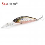 Laser Sinking Slowly Minnow Fishing Lure 9CM 7.2G Wobbler Artificial Fly Fishing Hard Bait Carp Crankbait Fishing Tackle 1PCS