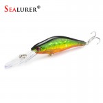 Laser Sinking Slowly Minnow Fishing Lure 9CM 7.2G Wobbler Artificial Fly Fishing Hard Bait Carp Crankbait Fishing Tackle 1PCS