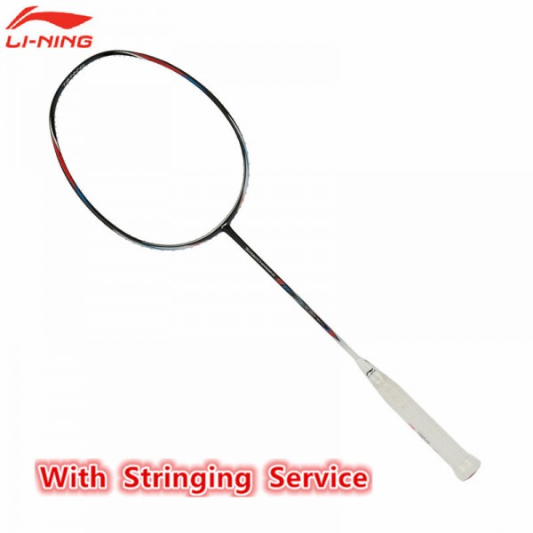 Li Ning Badminton Defensive Racket 9TF Full Carbon Fiber Raquette Professional Turbo Charging Lining Racquet Sports AYPK086