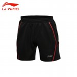 Li-Ning Men's Denmark Open Professional Badminton Shorts Li Ning Men Tennis Shorts Breathable Sport Shorts AAPK301