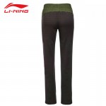 Li-Ning Women's Autumn Badminton Training Pants Joggers Li Ning Lace-Up Pure Color Sports Jogging Pants AKLK556