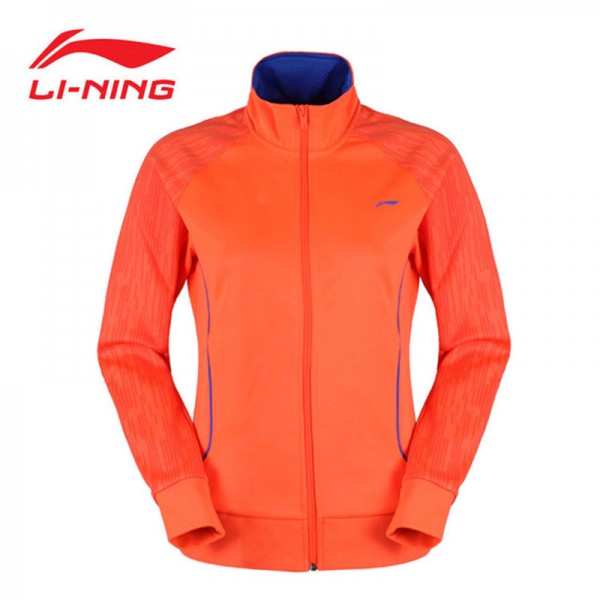 Li-Ning Women's Badminton series sports Jacket Training jackets quick drying breathable Li-ning shirt AWDK554