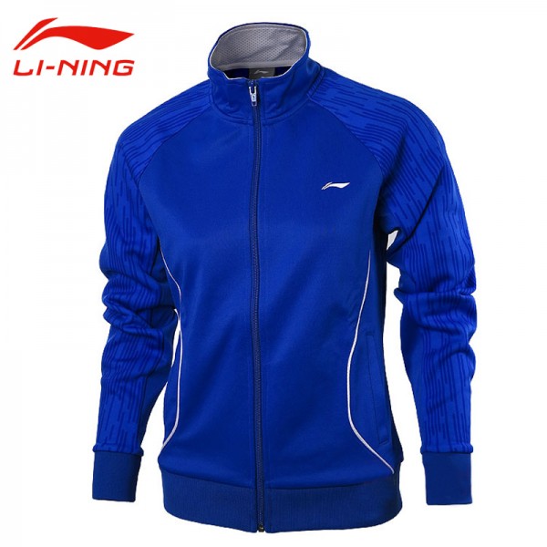 Li-Ning Women's Portable Badminton Jackets Li Ning Breathable Solid Comfortable Ribbed Cuffs Sports Coat AWDK554