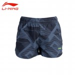 Li-Ning Women's Professional Badminton Shorts Elastic Waist Portable Tennis Shorts Li Ning Quick Dry Sports Shorts AKSK252