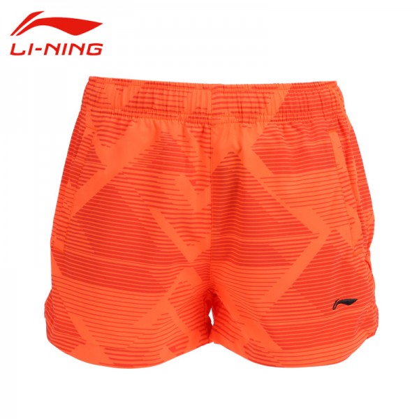 Li-Ning Women's Professional Badminton Shorts Elastic Waist Portable Tennis Shorts Li Ning Quick Dry Sports Shorts AKSK252