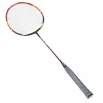 Lightweight Badminton Racquet Carbon Fiber Aluminum Alloy Training Badminton Racket with Carry Bag Durable Badminton Set