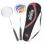 Lightweight Badminton Racquet with Carry Bag 2Pcs Aluminium Alloy Training Badminton Racket Sport Equipment Durable