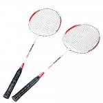 Lightweight Badminton Racquet with Carry Bag 2Pcs Aluminium Alloy Training Badminton Racket Sport Equipment Durable