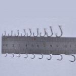 Lixada 600pcs/lot Carbon Steel Fishing Hook Jig Hooks Fishhooks with Hole Fish Fly Fishing Tackle Box 3# -12# 10 Sizes